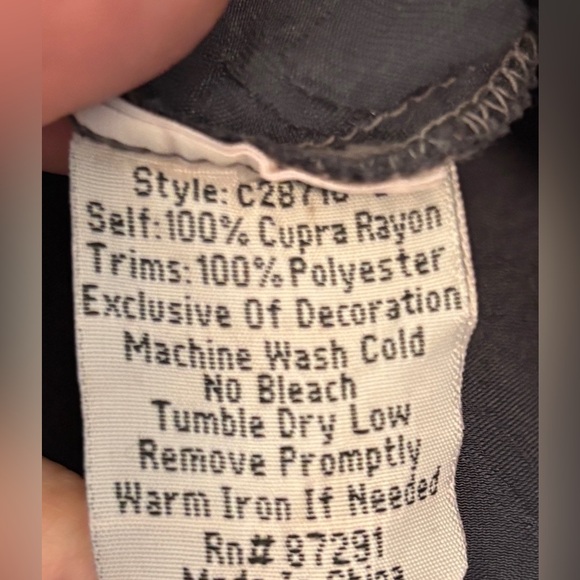 Johnny Was boho tunic embroidered flowers *flaw- bleach spots* upcycled? Sz med - Picture 6 of 11